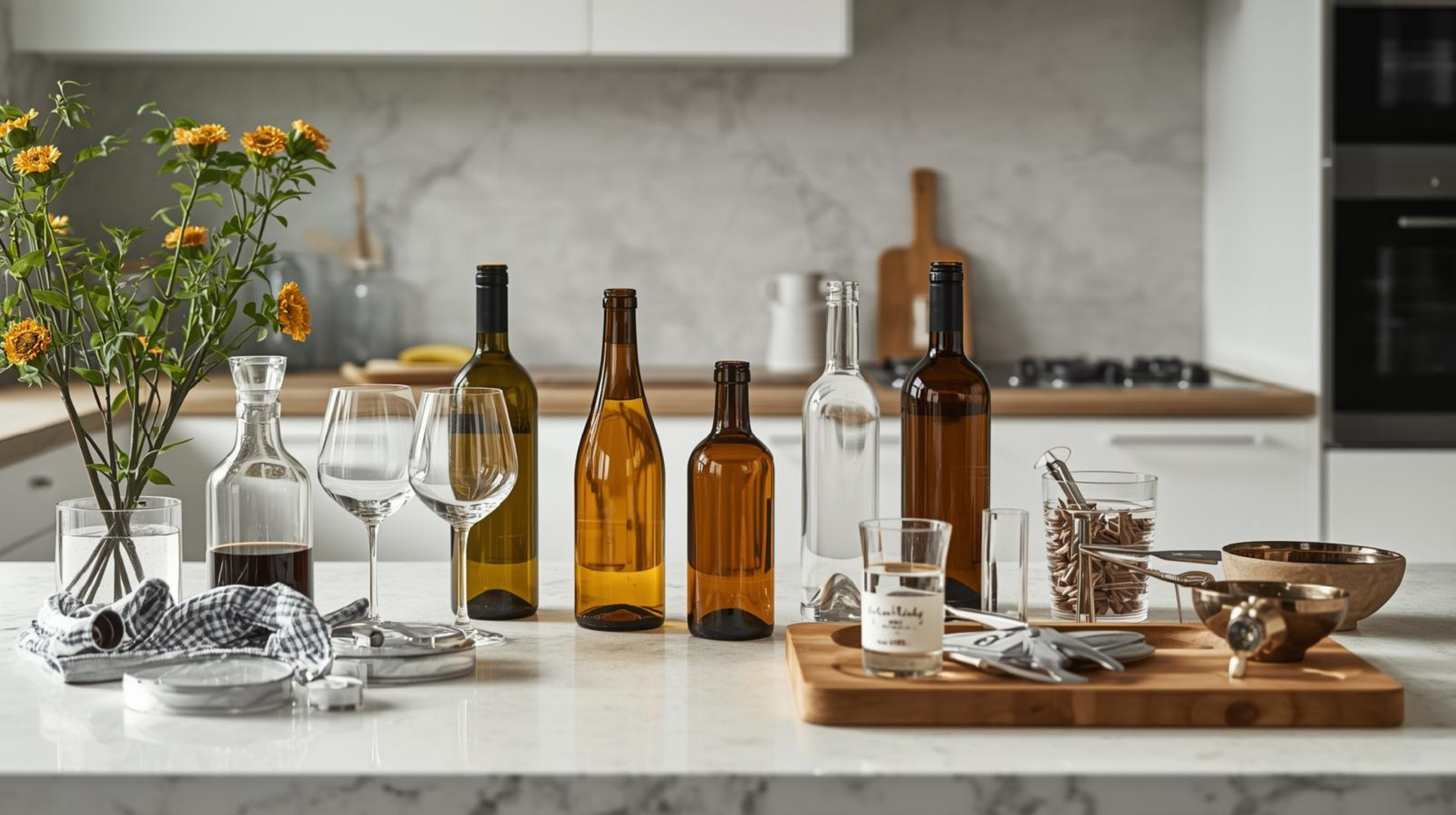 Accesorios para elaboración casera y vino en el hogar