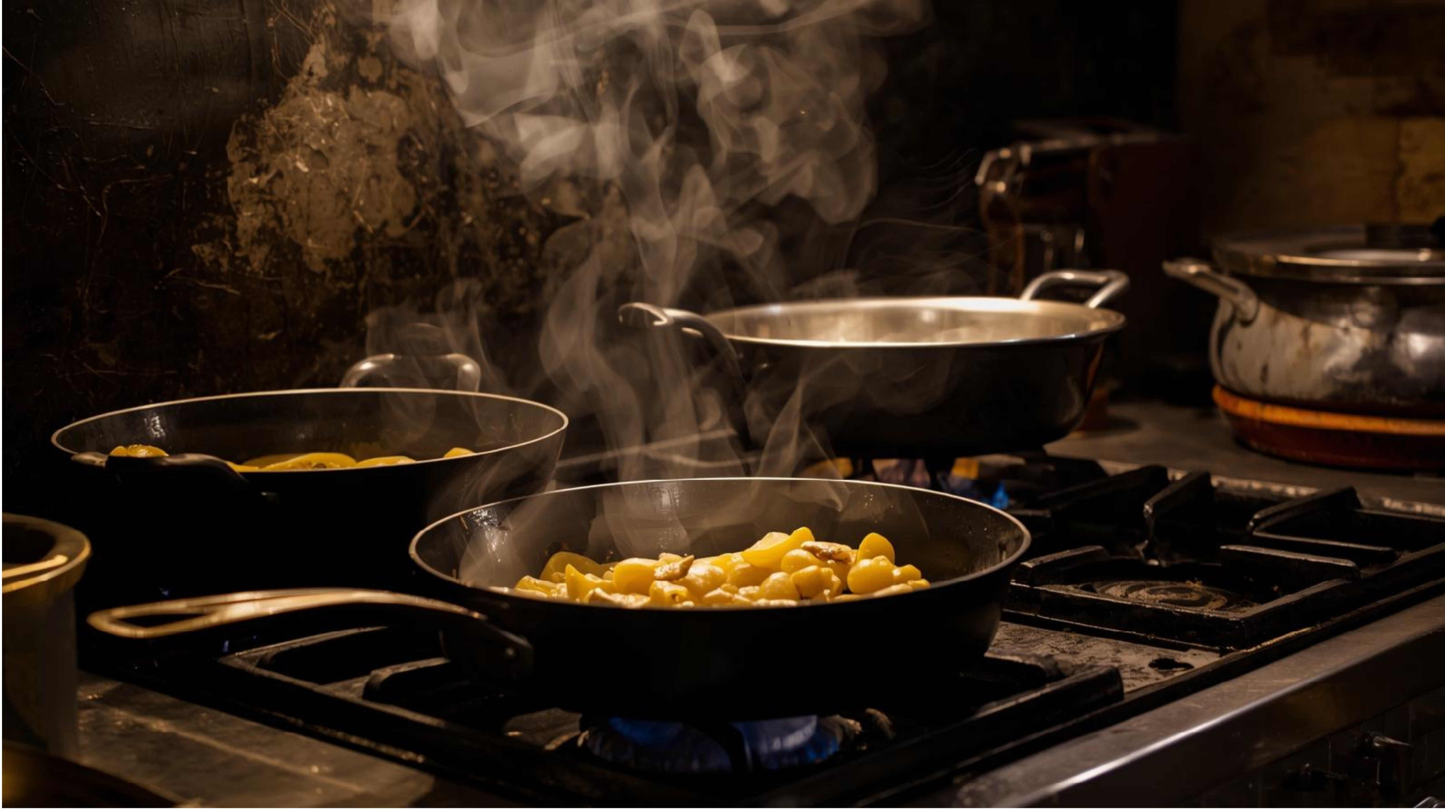 Utensilios de cocina para preparar comidas diarias en hogar mexicano