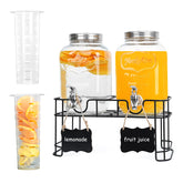 1ZIZIFA8 dispensador-vidrio-1-galon-con-pie para eventos sin derrames.