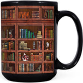 Taza 2IMT Libros, frente-libro: ideal para lectura diaria.