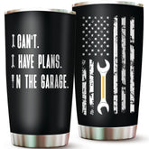 2IMT tumbler no tengo planes en el garaje, ideal para café matutino
