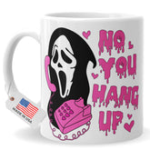 Taza Ghostface de 4GIFTSAKE para café diario con tema de Halloween