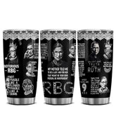 Notorious RBG 4LIEUBASMI taza de 20 onzas con tapa para llevar café caliente.