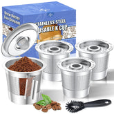 AANQQ cápsulas Keurig reutilizables para doble malla con filtración mejorada.