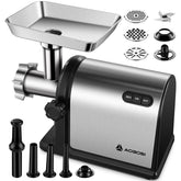 AAOBOSI picadora de carne 3000W frontal: molido rápido para cenas de la semana