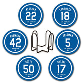 AARONIE Dodger Coasters absorbentes para bebidas protegen las mesas