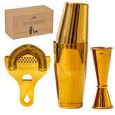 Conjunto A Bar Above con shaker Boston para mezclar con precisión
