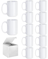 ABBSH tazas sublimación 15oz para café caliente y uso diario.