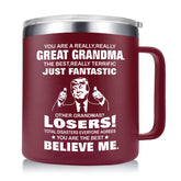 Taza Abledn para abuela con diseño divertido, regalo navideño ideal.