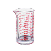 Ackers BORO3.3 medidor-vidrio vista lateral para verter con precisión.