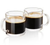 Ackers BORO3.3, copa de espresso con doble pico para vertido preciso.