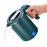 Acvansm tetera eléctrica 0,6 L, vista frontal, hervir agua rápido para desayunos