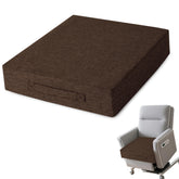 AddGrace, almohadilla reclinable 20x20, vista superior, comodidad sostenida para descansar.