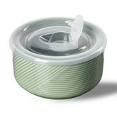 Adewnest tazón cerámico con tapa de 20 oz, ideal para sobras y recalentado