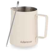 Adorever jarra espumadora de leche 350ml para capuchinos y espresso
