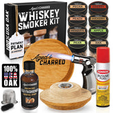 Kit de humo Aged & Charred para whiskey, frontal, infunde aroma ahumado en casa.