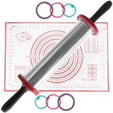 AGIgear rodillo ajustable en acero inoxidable para lograr grosor consistente en la masa