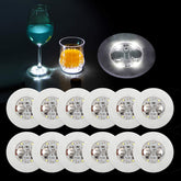 AHIER posavasos luminosos: base de botella iluminada para resaltar bebidas.