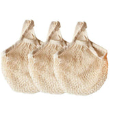 Ahyuan bolsas de malla de algodón, uso general, reutilizables para compras diarias.