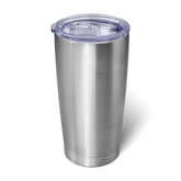 AIANJI Tumbler 20oz de acero inoxidable con doble pared mantiene bebidas calientes o frías.