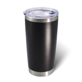 AIANJI 20oz con tapa de acero inoxidable, seguro y práctico para llevar