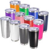 AIANJI 20oz tumbler con tapa deslizable; ideal para café caliente en viaje