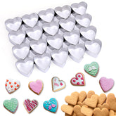AIERSA mini cortador galletas corazón 1,3 pulgadas para galletas uniformes.