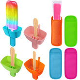 AIERSA sujetadores-popsicle-ninos: agarre seguro y sin goteos para helados.