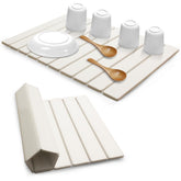 AIFLM mat escurridor piedra 24x16: absorbe rápido y encimera limpia