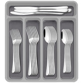 AIVIKI conjunto 60 piezas con organizador plástico para ordenar la mesa.
