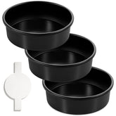 Bandejas redondas AIVIKI de 8 pulgadas para pasteles, horneado uniforme
