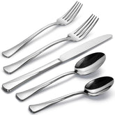 Alata Alice: cuchillos de cena con acabado espejo para uso diario, elegante.