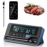 Alfolive termómetro de carnes, base inalámbrica para monitorizar cocción desde la cocina.