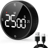 Allbean temporizador de cocina con LED grande para leer fácilmente