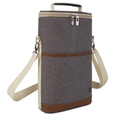 ALLCAMP bolsa vino dos botellas aislada, ideal para picnic y viaje