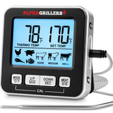 Termómetro Alpha Grillers con pantalla grande para lectura rápida y precisa