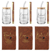 AmazingSpark vaso de vidrio 16 oz con tapa y pajilla para bebidas diarias