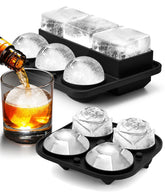 AMFOCUS bandeja de hielo redonda para cubos grandes y bebidas