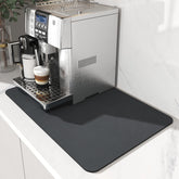 AMOAMI alfombrilla cafe absorbente con base de goma para proteger la encimera