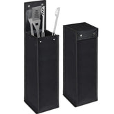 Amylove bolsa para utensilios de parrilla, enfoque en almacenamiento compacto para transporte fácil.