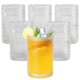 Vaso Amyoole hobnail 15oz con diseño vintage y agarre cómodo.