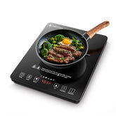AMZCHEF cocina de inducción portátil con panel cerámico para encimeras