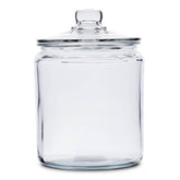 Anchor Hocking Heritage Hill tarro cristal con tapa para galletas y dulces.