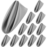 Aneco servilletas satinadas gris para mesa de banquete, doblado elegante