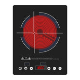 ANHANE, cocinador eléctrico con placa de cristal negro para cocinar con mayor control.