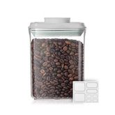 Ankou contenedores herméticos con tapa desplegable para café y cereales.