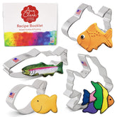 Ann Clark cortadores de peces dorados para galletas con resultados brillantes.