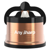 AnySharp Chef: base de succión potente para afilado estable y seguro.