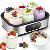 ANZKTOS Yogurera con temperatura ajustable para yogur casero suave.