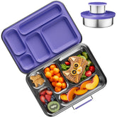 AOHEA Bento niños, caja-almuerzo compacta, ideal para escuela y paseo.
